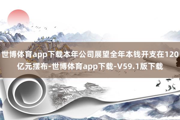 世博体育app下载本年公司展望全年本钱开支在120亿元摆布-世博体育app下载-V59.1版下载