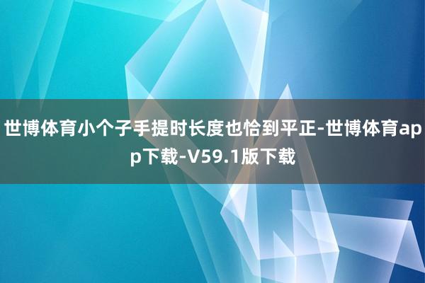 世博体育小个子手提时长度也恰到平正-世博体育app下载-V59.1版下载