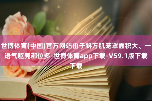 世博体育(中国)官方网站由于斜方肌笼罩面积大、一语气躯壳部位多-世博体育app下载-V59.1版下载